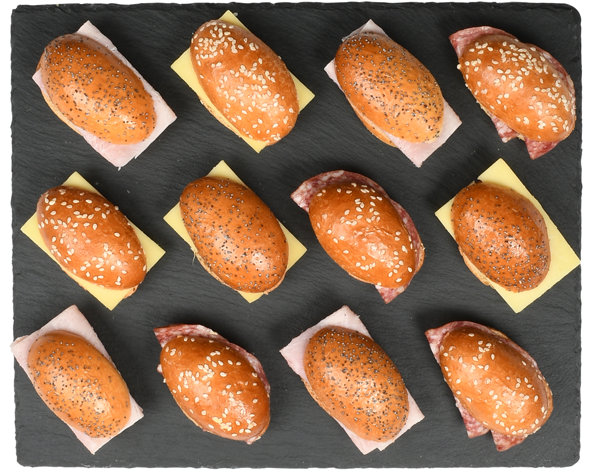 Mini-sandwiches variante 1 *actuellement avec du pain sils