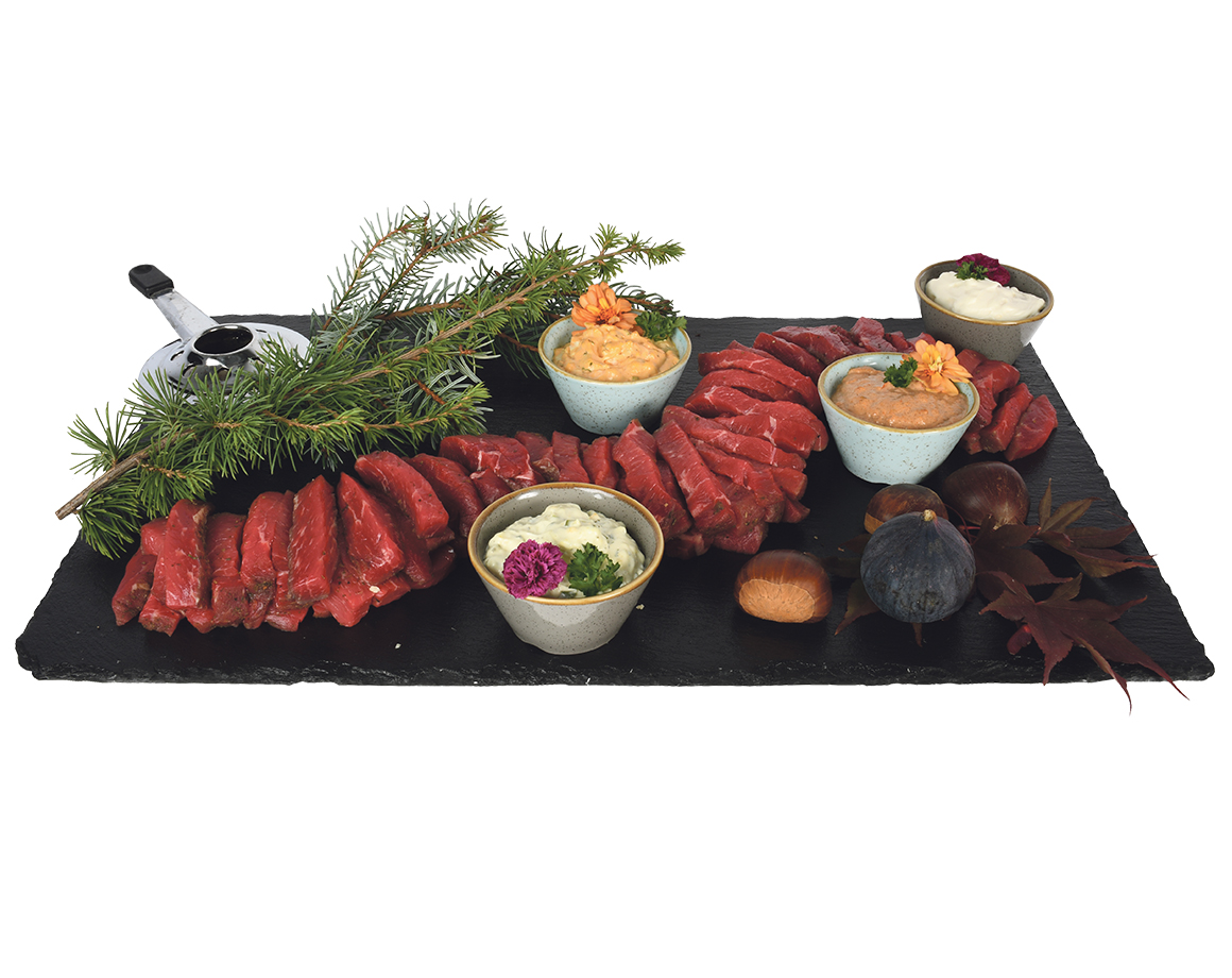 Fondue de boeuf marinée aux herbes du Grand-Saint-Bernard